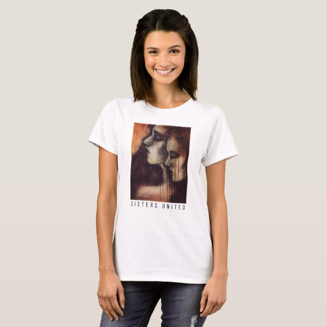 T-shirt Soeurs unies (Devant entier)