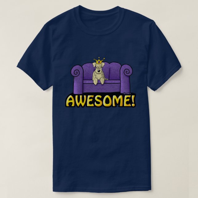 T-shirt Sofa King Awesome Wheatie (Design devant)