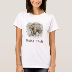 T-shirt *~* Soft AP72 MAMA BEAR Cub Cadeau de la fête des