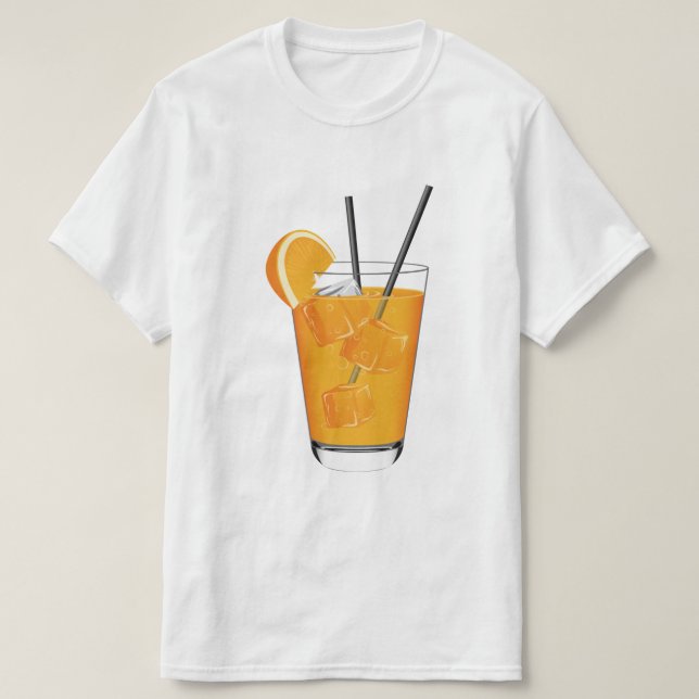 T-shirt Soft Drink Orange Juice (Design devant)
