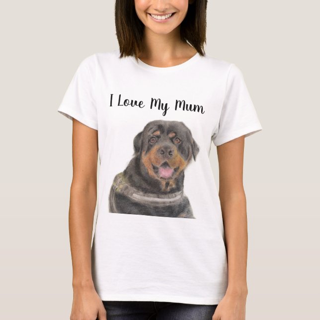 T-Shirt Soft Pastels J'aime ma maman (Devant)