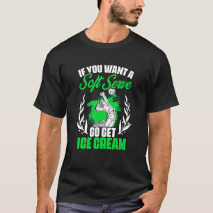 T-shirt Soft Serving Obtenez Icecream Sport Jeu Beach Voll