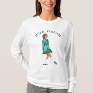 T-shirt Soft Shoe Danseur irlandais en Turquoise