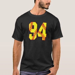 T-shirt Softball 94 Fast Pitch Love Softball Maman Favorit