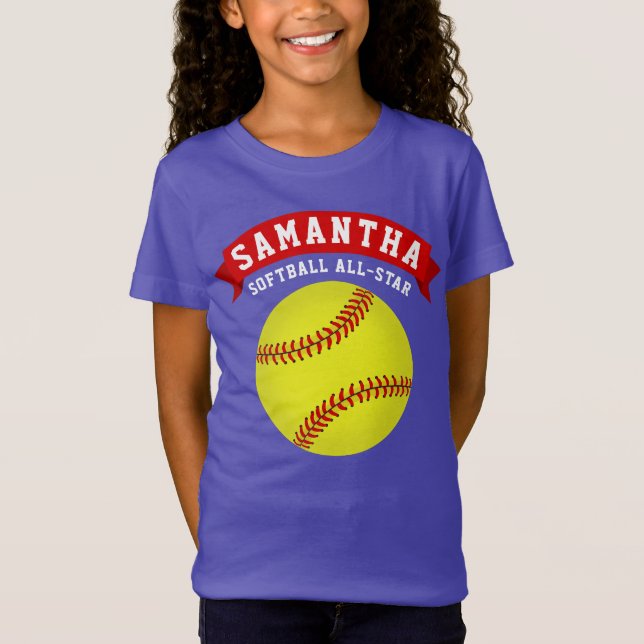 T-Shirt Softball All-Star (Devant)