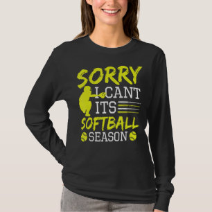 T-shirt Softball Catcher Girl It's Softball Season