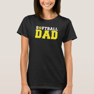 T-shirt Softball Dad