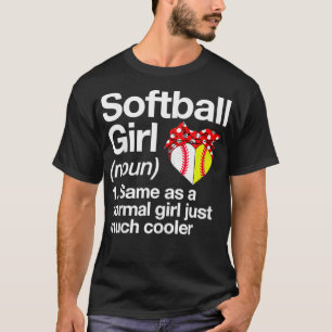T-shirt Softball Girl Définition Sassy Sports Funny Softba
