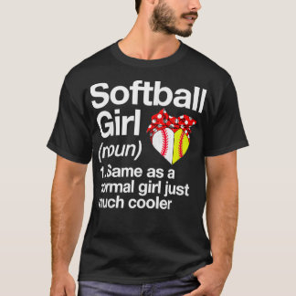 T-shirt Softball Girl Définition Sassy Sports Funny Softba