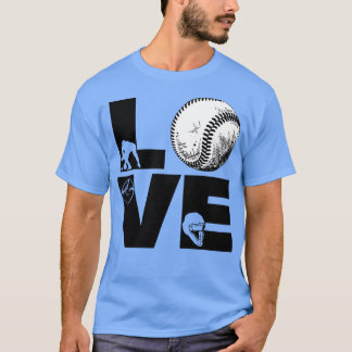 T-shirt Softball LOVE Funny 8