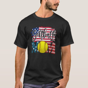 T-shirt Softball Love Softball Life Maman Lycée Softba