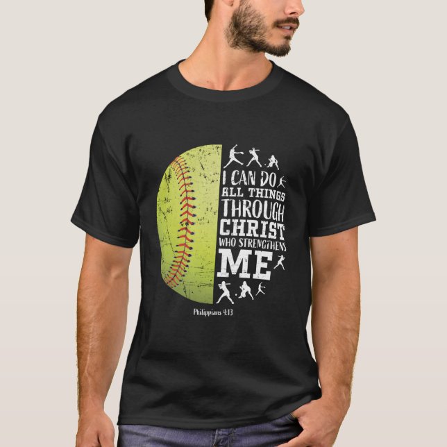 T-shirt Softball N (Devant)