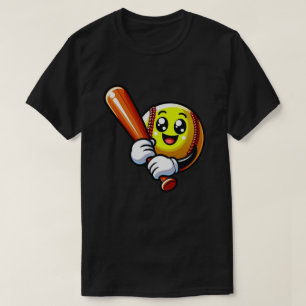 T-shirt Softball Smiles : Batting for Fun !