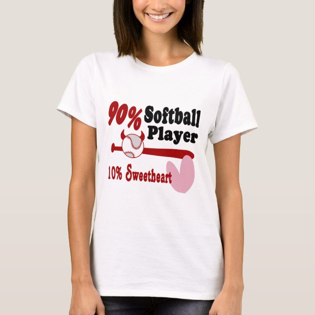 T-shirt Softball Sweetheart (Devant)