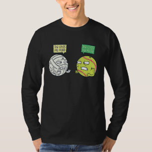 T-shirt Softball Volleyball Elle M'aime Plus I Sport De B