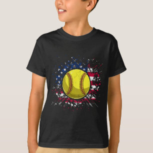 T-shirt Softll 4 juillet Hommes États-Unis Drapeau américa