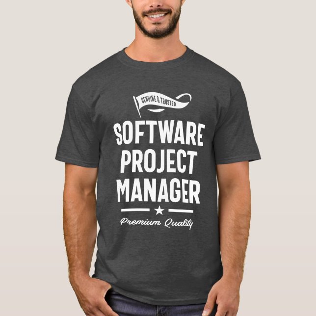 T-shirt Software Project Manager Don Funny Titre du travai (Devant)