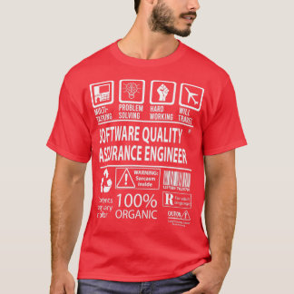 T-shirt Software Quality Assurance Engineer MultiTasking C