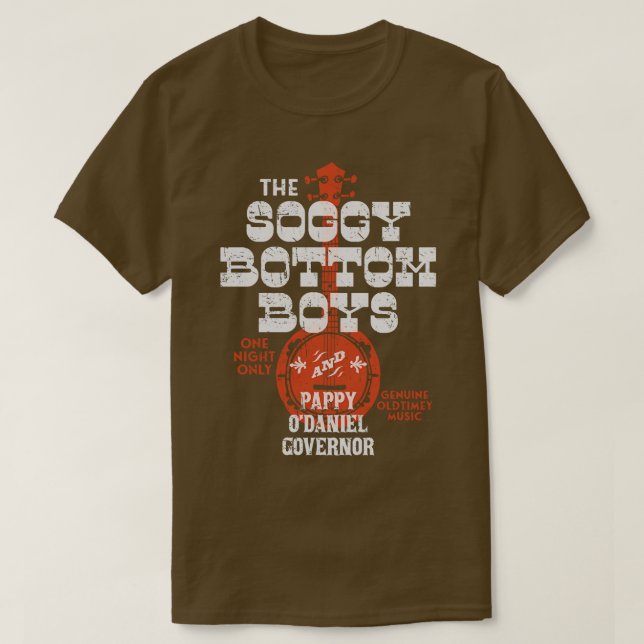 T-shirt Soggy Bottom Boys Pappy ODaniel Concert (Design devant)