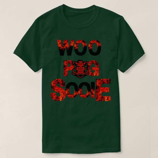 T-shirt Soie de porc de Woo Fire (Design devant)