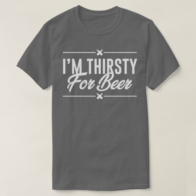 T-shirt Soif De Bière Ix27M (Design devant)