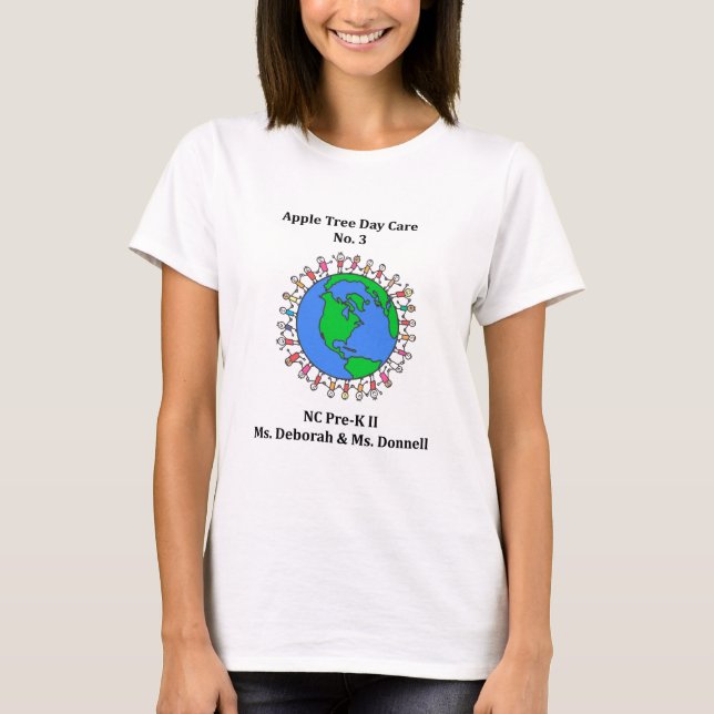 T-shirt Soin de jour de pommier (Devant)
