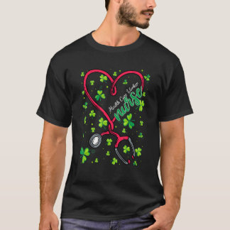 T-shirt Soins de santé infirmière Jour de la Saint Patrick