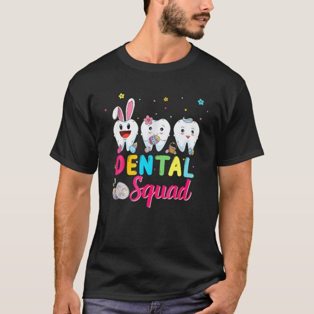 T-shirt Soins dentaires mignonnes Escouade dentaire Assist (Devant)