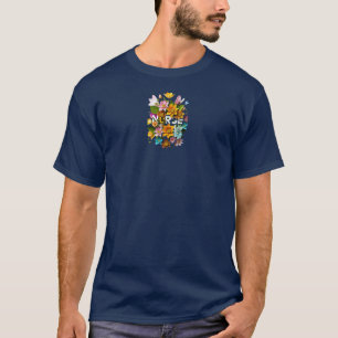 T-shirt Soins floraux - Hommage floral aux infirmières