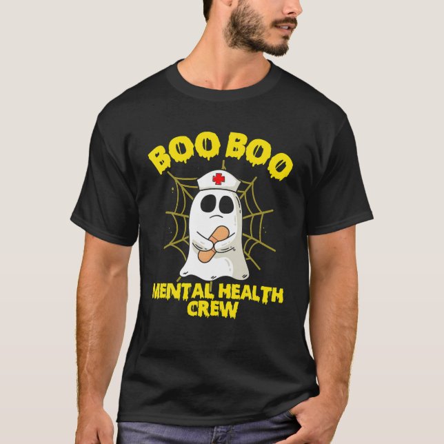 T-shirt Soins infirmiers Costume d'Halloween Santé mentale (Devant)