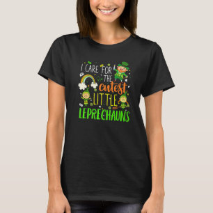 T-shirt Soins Infirmiers De Nicu Drôle Pour Little Leprech