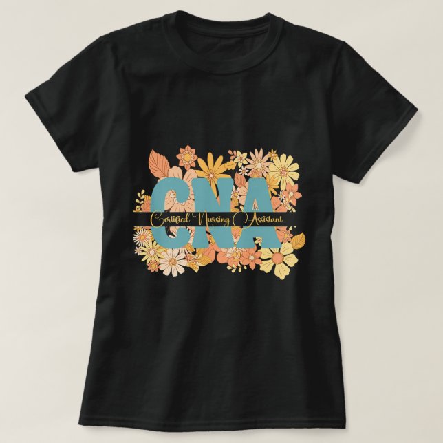 T-shirt Soins infirmiers Femmes mignonne CNA Shirt pour Ce (Design devant)