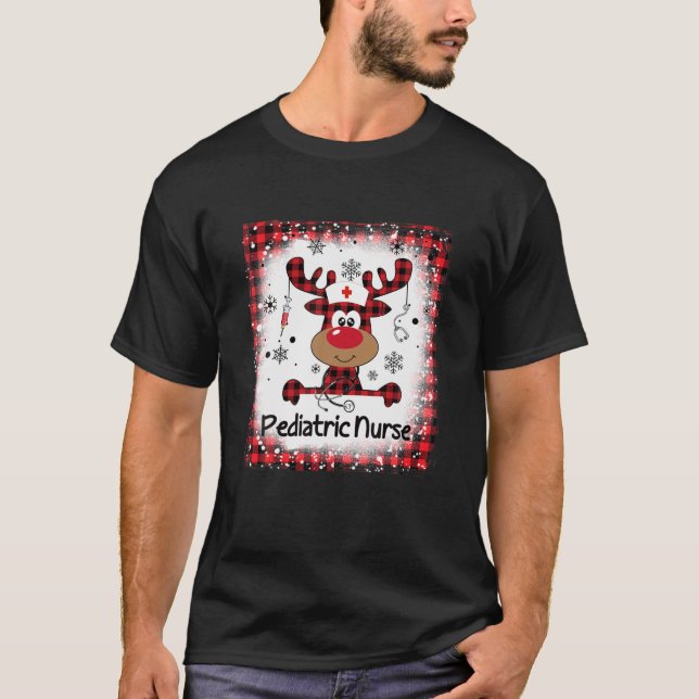 T-shirt Soins infirmiers pédiatriques blanchis Noël des re (Devant)