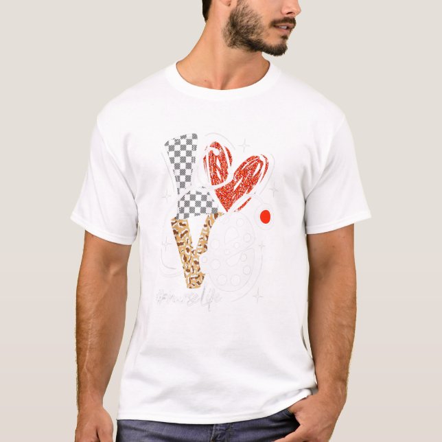 T-shirt Soins infirmiers RN LPN CNA (Devant)