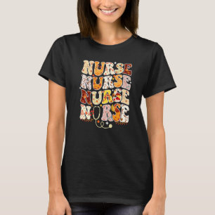 T-shirt Soins infirmiers Thanksgiving Day Stethoscope Auto