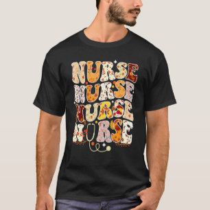 T-shirt Soins infirmiers Thanksgiving Day Stethoscope Auto