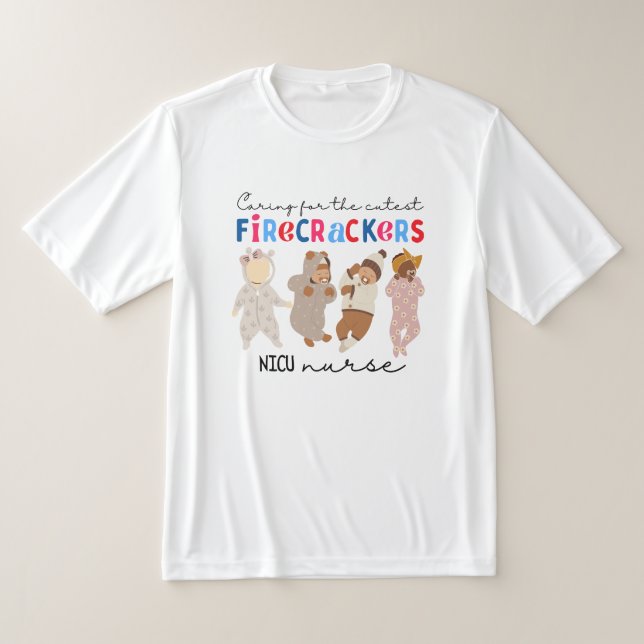 T-shirt Soins pour les couturiers, NICU Nurse, Infirmière (Poser)