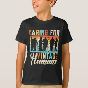 T-shirt Soins Pour Les Humains Vintages Infirmières Infirm