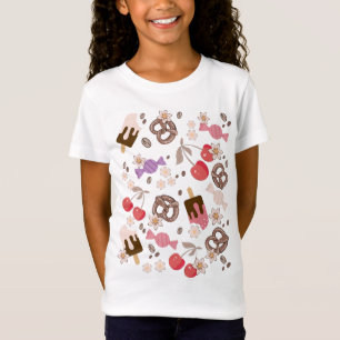 T-Shirt Soins sucrés et salés Filles Motifs