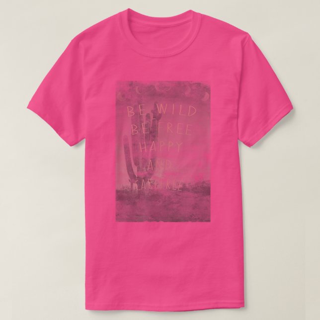 T-shirt Soirée branchée Soir sans souci Désert (Design devant)