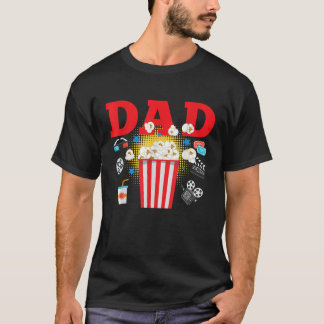 T-shirt Soirée Cinéma Fête Papa Thème Anniversaire Fête