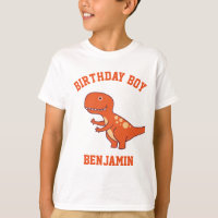 Soirée d'anniversaire du Cute Orange Dinosaur