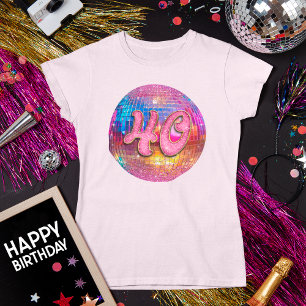 T-shirt Soirée de 40e anniversaire Gold rose Parties scint