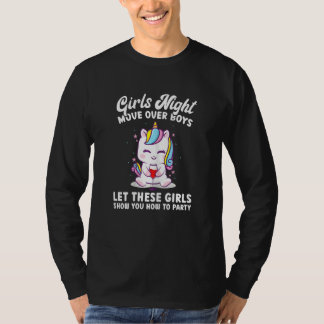 T-shirt Soirée de filles féminines dégagez les garçons Pub