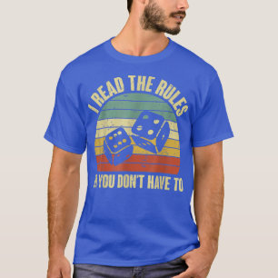 T-shirt Soirée de jeu Adultes Drôles Jeux de société Je li