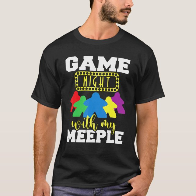 T-shirt Soirée De Jeu Avec Mon Député - Tabletop Game Boar (Devant)