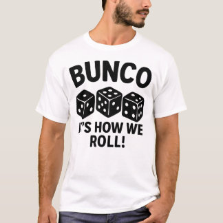 T-Shirt Soirée de jeu de dés Fun Bunco