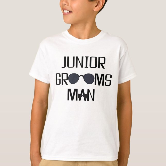 T-shirt Soirée de mariage junior Groomsman (Devant)