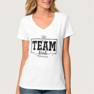 T-shirt Soirée de mariage personnalisable Mariée
