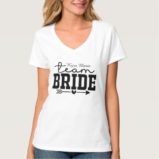 T-shirt Soirée de mariage personnalisable Mariée